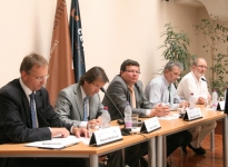 Zleva Daniel Koštoval, Andor Šándor, Alexandr Vondra, Ivan Gabal a Karel Kovanda